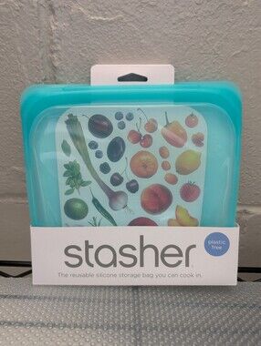 Stasher Sandwich Bag - Aqua